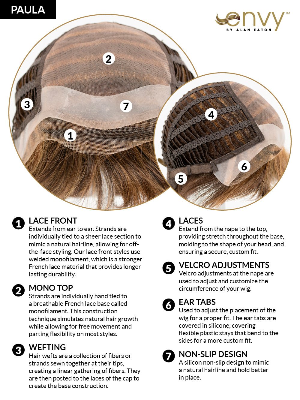 Paula by Envy | Human Hair/Heat Friendly Synthetic Blend Wig - Wig Studio 1