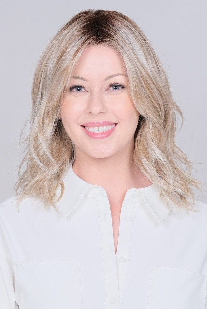 Peerless 14" E by Belle Tress | HF Synthetic Lace Front Wig | Mono Part - Color