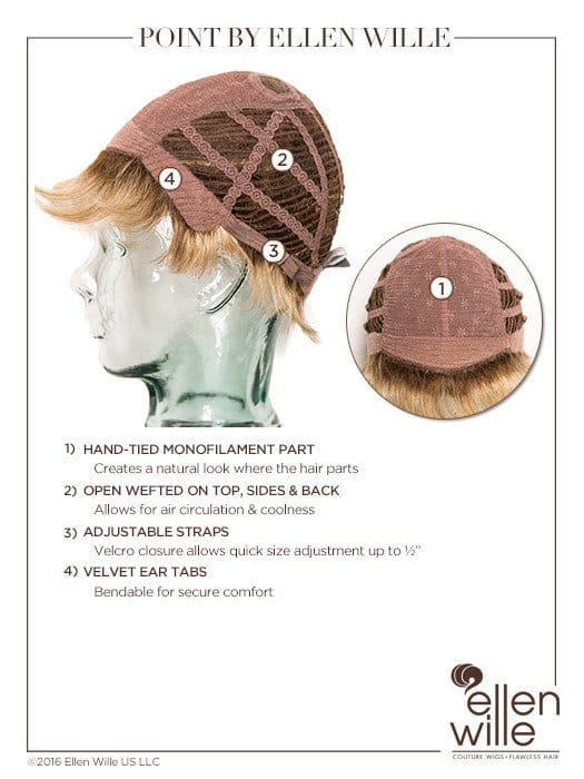 Point by Ellen Wille | Synthetic Wig | Mono Crown - Wig Studio 1