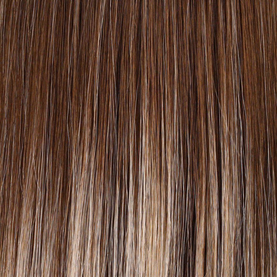S14-26/88RO | Sunshine | Med Natural-Ash Blonde & Med Red-Gold Blonde Blend roots to mid length, Lt Natural Gold Blonde Blend mid length to ends