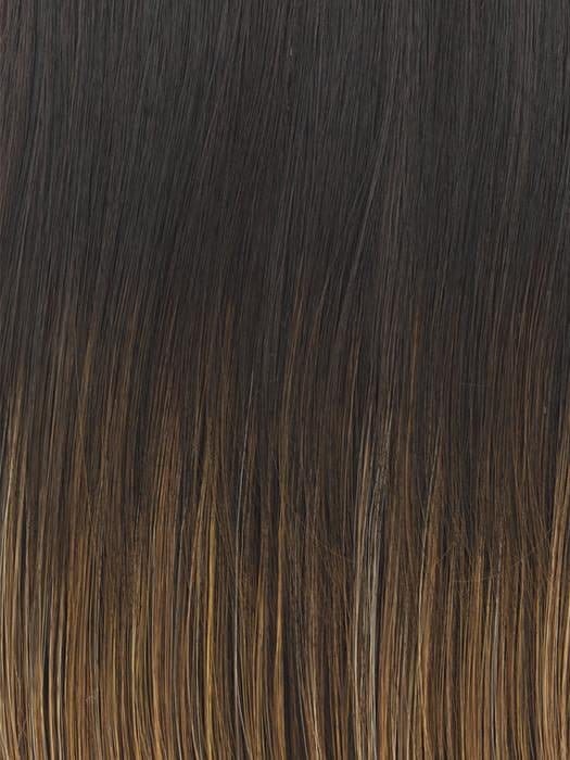 RL8/29SS SHADED HAZELNUT | Warm Medium Brown Evenly Blended with Ginger Blonde and Dark Roots