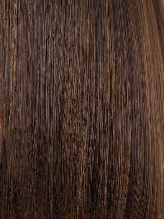 Toffee Brown | A dark brown base with warm medium brown and light brown highlights