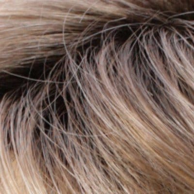 RH12/26RT4 | Light Brown w/Fine Golden Blonde Highlights And Dark Roots