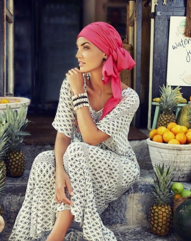 Sapphire Boho Turban by Christine Headwear - Wig Studio 1