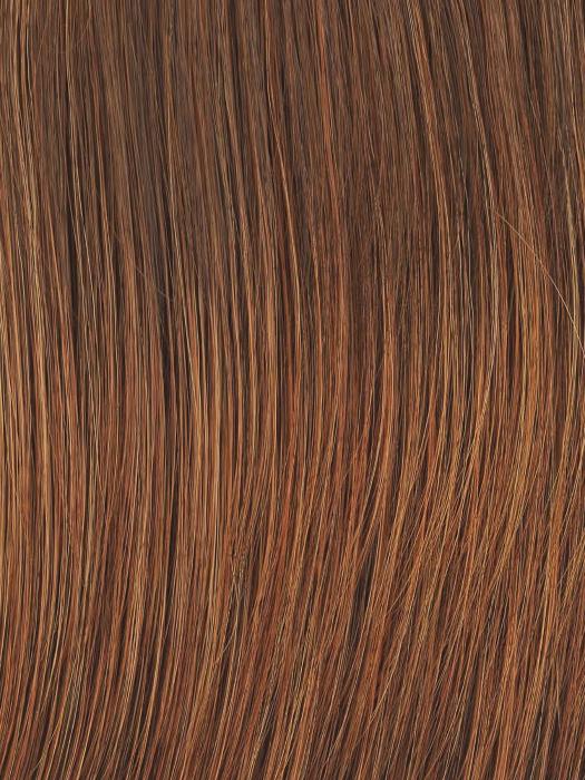 RL32/31 CINNABAR | Medium Dark Auburn Evenly Blended with Medium Light Auburn