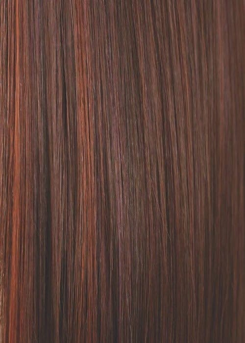 Cherry Cola | Dark Auburn base with Bright Auburn chunk highlight