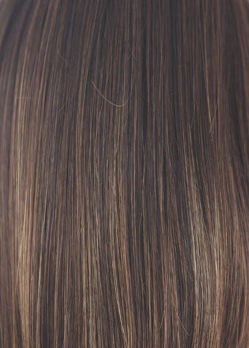 Coffee Latte-R | Dark Root, Dark Brown base with 50/50 of Med Choc Brn + Med Golden Blond