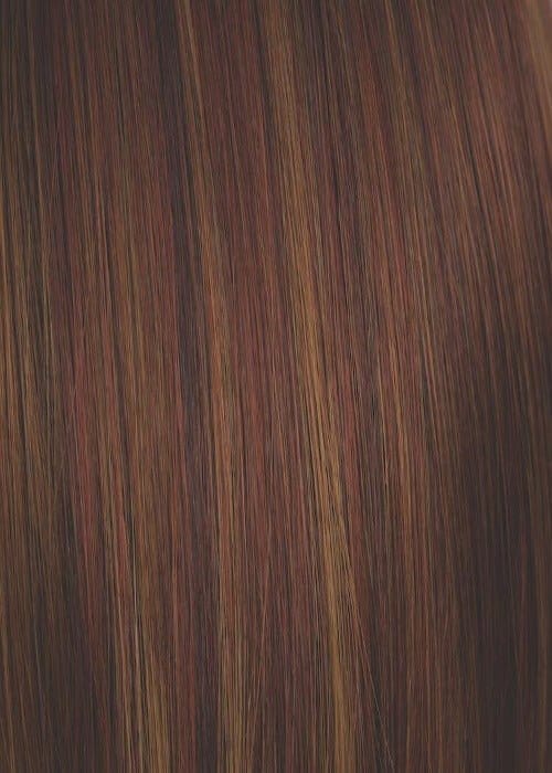 Cinnamon Swirl | Med Reddish Brown base with Dark Gold highlights