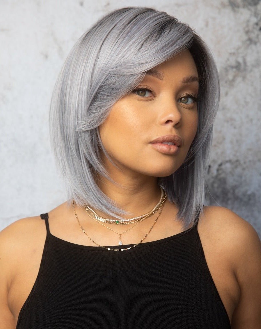 Silky Sleek by Rene of Paris | HF Synthetic Wig | Basic Cap - Wig Studio 1