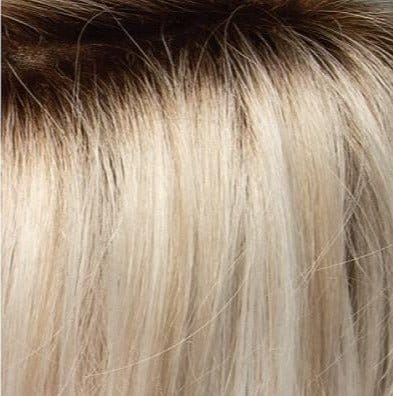 SILVERSUNRT8 | Iced Blonde Dusted with Soft Sand & Golden Brown Roots
