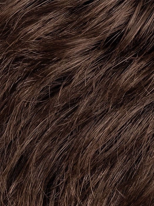 Dark Chocolate Rooted | Dark Brown base with Light Reddish Brown highlights with Dark Roots