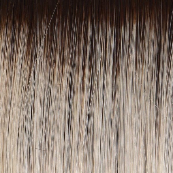 SS613 | Shaded Platinum | Dark Brown roots with Warm Platinum Blonde