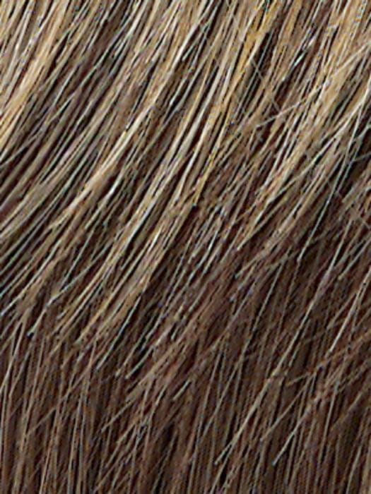 R11S+ | Glazed Mocha | Medium Brown with Golden Blonde highlights
