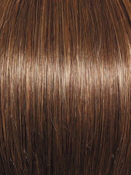 R9F26 | Mocha Foil | Warm, Medium Brown with Gold highlights around the face