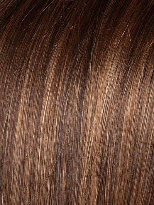 HOT MOCCA ROOTED | Medium Brown Light Brown and Light Auburn Blend