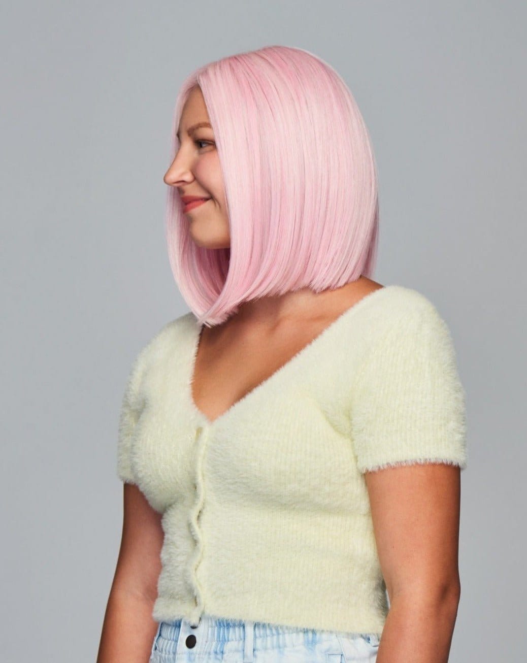 Sweetly Pink Ultra Petite by Hairdo | HF Synthetic Lace Front Wig | Mono Part - Color