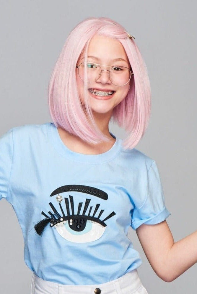 Sweetly Pink Ultra Petite by Hairdo | HF Synthetic Lace Front Wig | Mono Part - Color