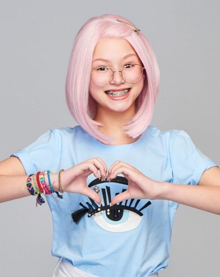 Sweetly Pink Ultra Petite by Hairdo | HF Synthetic Lace Front Wig | Mono Part - Color
