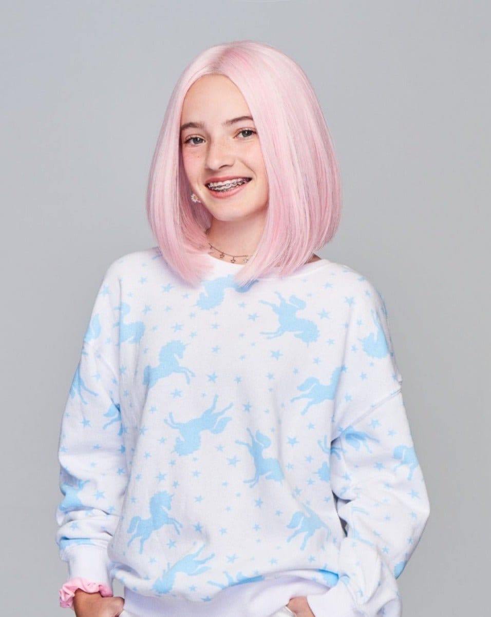 Sweetly Pink Ultra Petite by Hairdo | HF Synthetic Lace Front Wig | Mono Part - Color