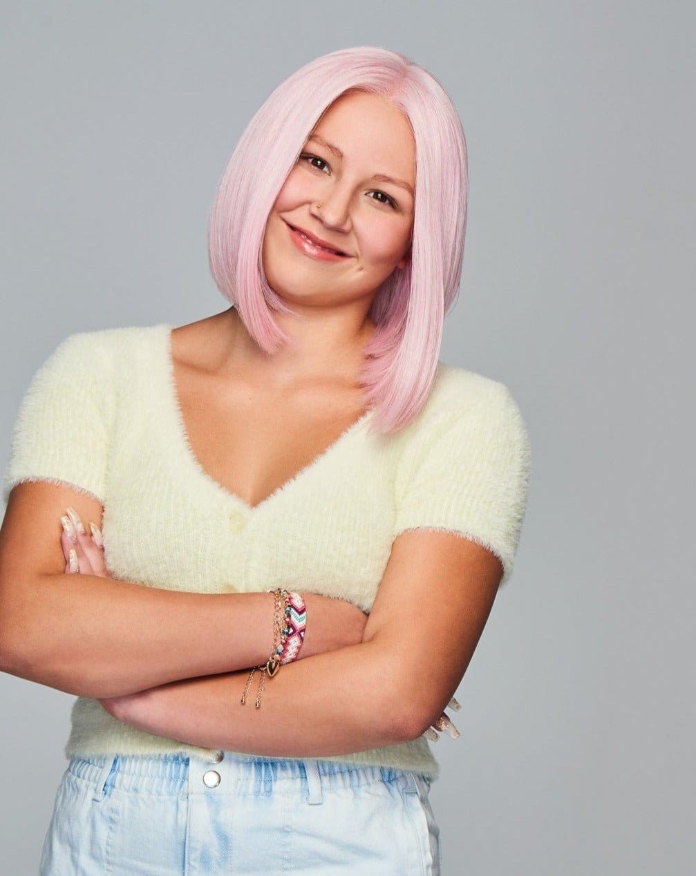 Sweetly Pink Ultra Petite by Hairdo | HF Synthetic Lace Front Wig | Mono Part - Color