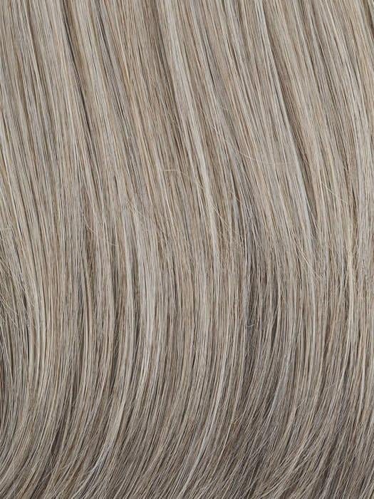 RL119 Silver & Smoke | Light Brown with 80% Gray in front gradually blended into 50% Gray in nape area