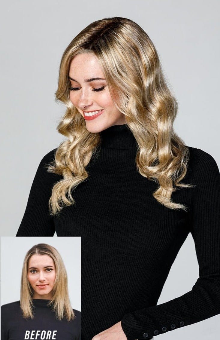 Top Coverage Wavy 18" by Jon Renau | Synthetic Hair Topper - Color