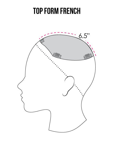 Top Form French 18" by Jon Renau | Remy Human Hair Topper - Wig Studio 1