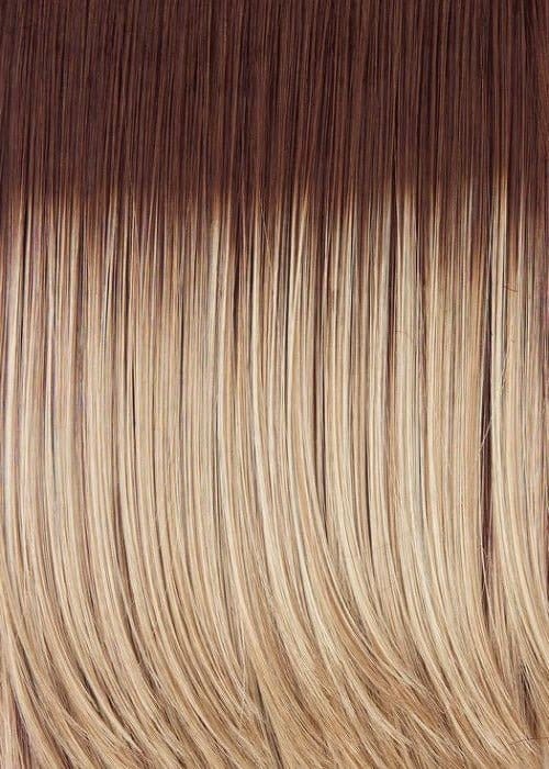 SS14/88 Golden Wheat | Medium Blonde streaked with Pale Gold highlights, Medium Brown roots