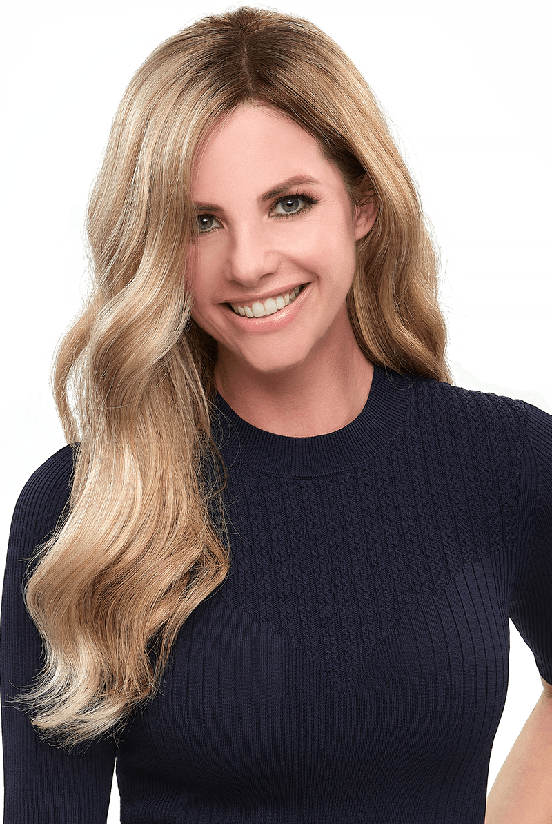 Top Smart Wavy 18" | Synthetic Hair Topper by Jon Renau - Wig Studio 1