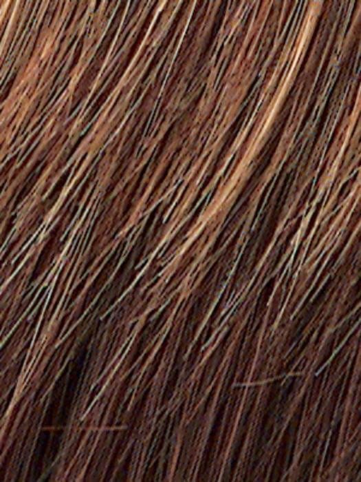 R3329S/R3329S+ Glazed Auburn | Rich Dark Reddish Brown with Pale Peach Blonde highlights
