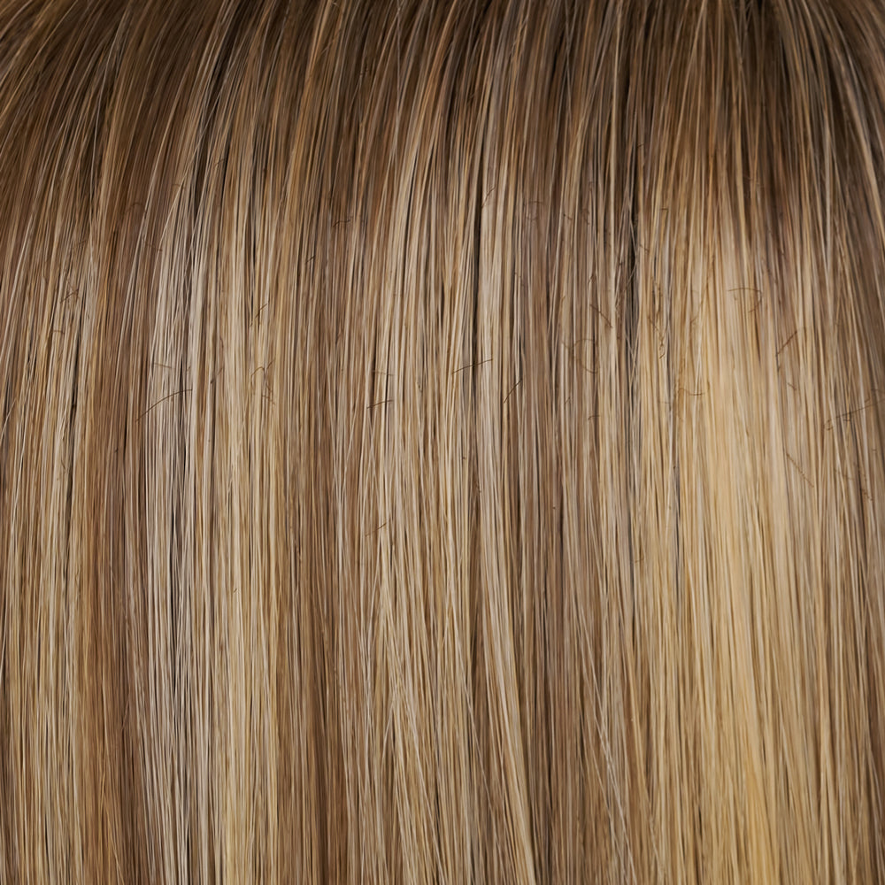 12FS12 | Malibu Blonde | Light Gold Brown, Light Natural Gold Blonde, Pale Natural Gold-Blonde Blend, Shaded with Light Gold Brown