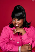 16" Flip Pony & Bangs by Kim Kimble | Heat Friendly Synthetic Hair - Wig Studio 1