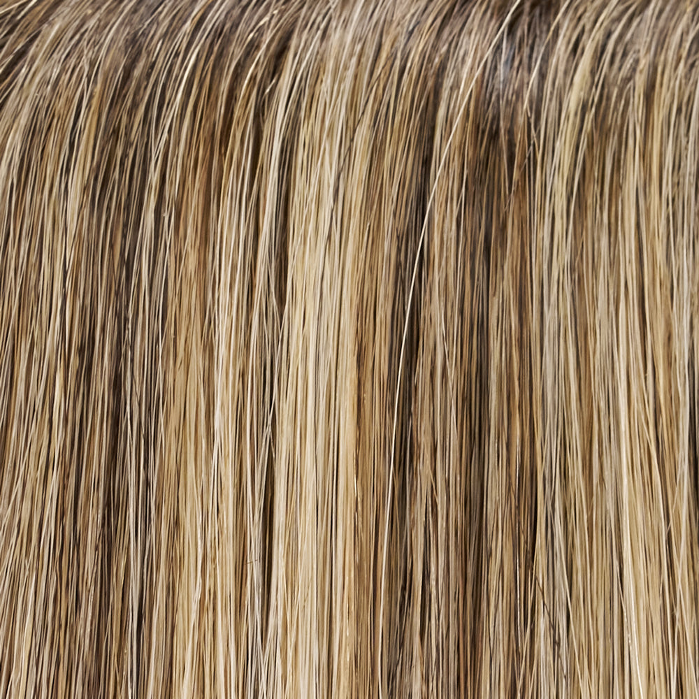 24B18S8 | Shaded Mocha | Med Gold Brown & Lt Gold Blonde Blend, Shaded w/ Dk Gold Brown