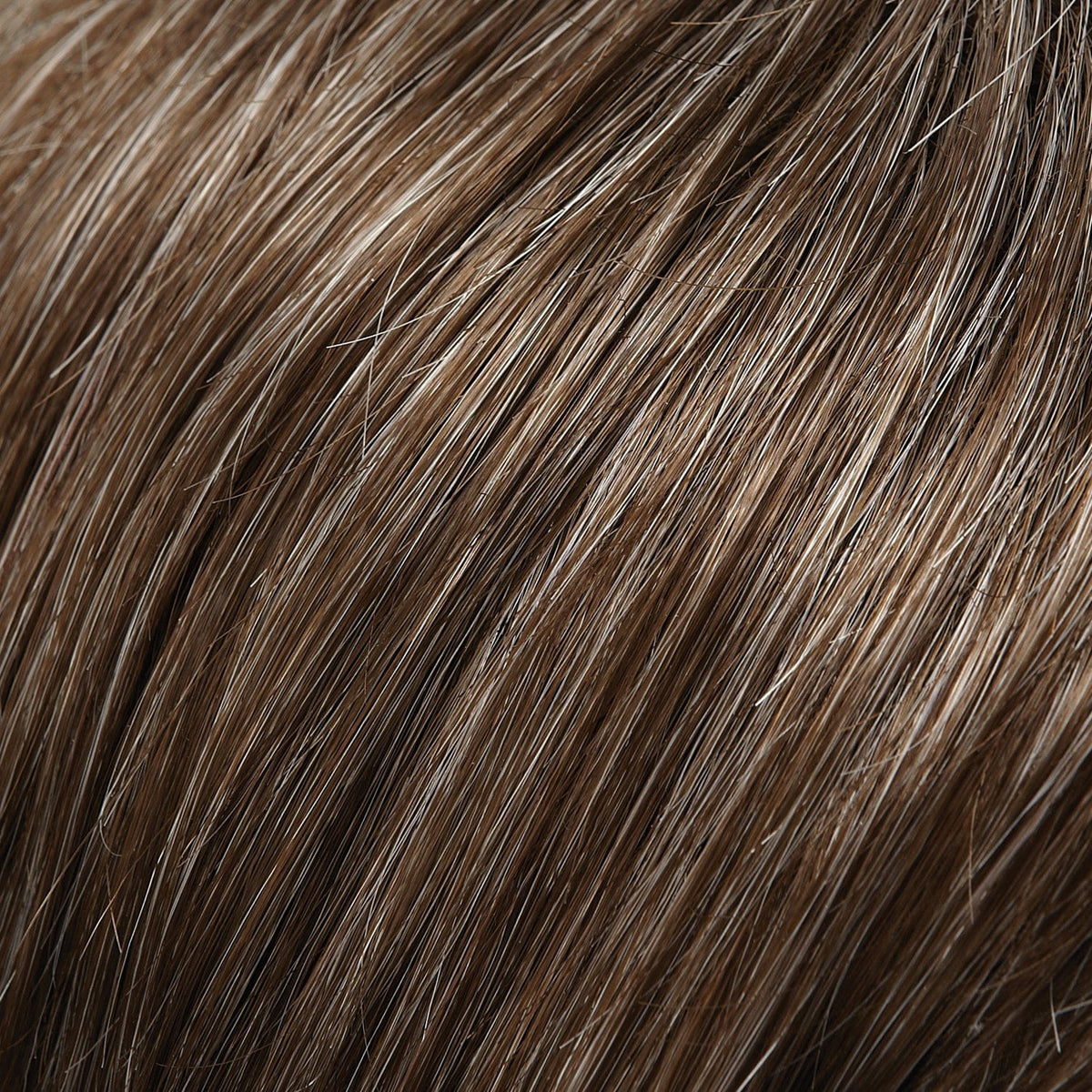 Close-up of brown and blonde hair.