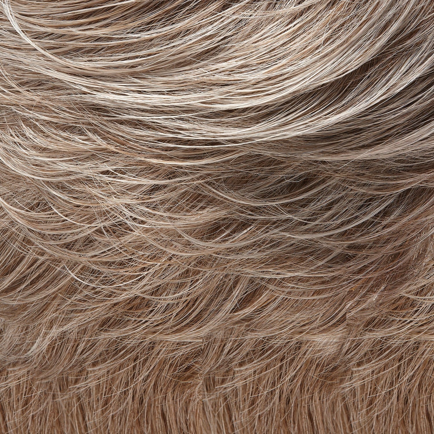 54F48 | Lt Grey w/ 25% Med Natural Gold Blonde Front, graduating to Lt Brown w/ 75% Grey Nape