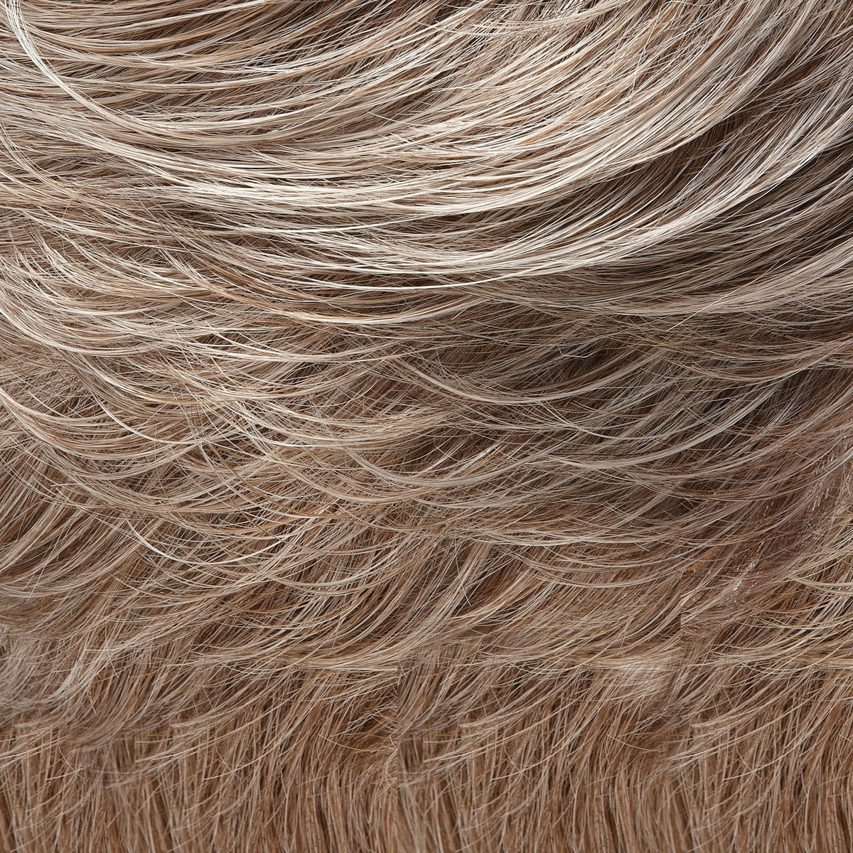 54F48 | Lt Grey w/ 25% Med Natural Gold Blonde Front, graduating to Lt Brown w/ 75% Grey Nape