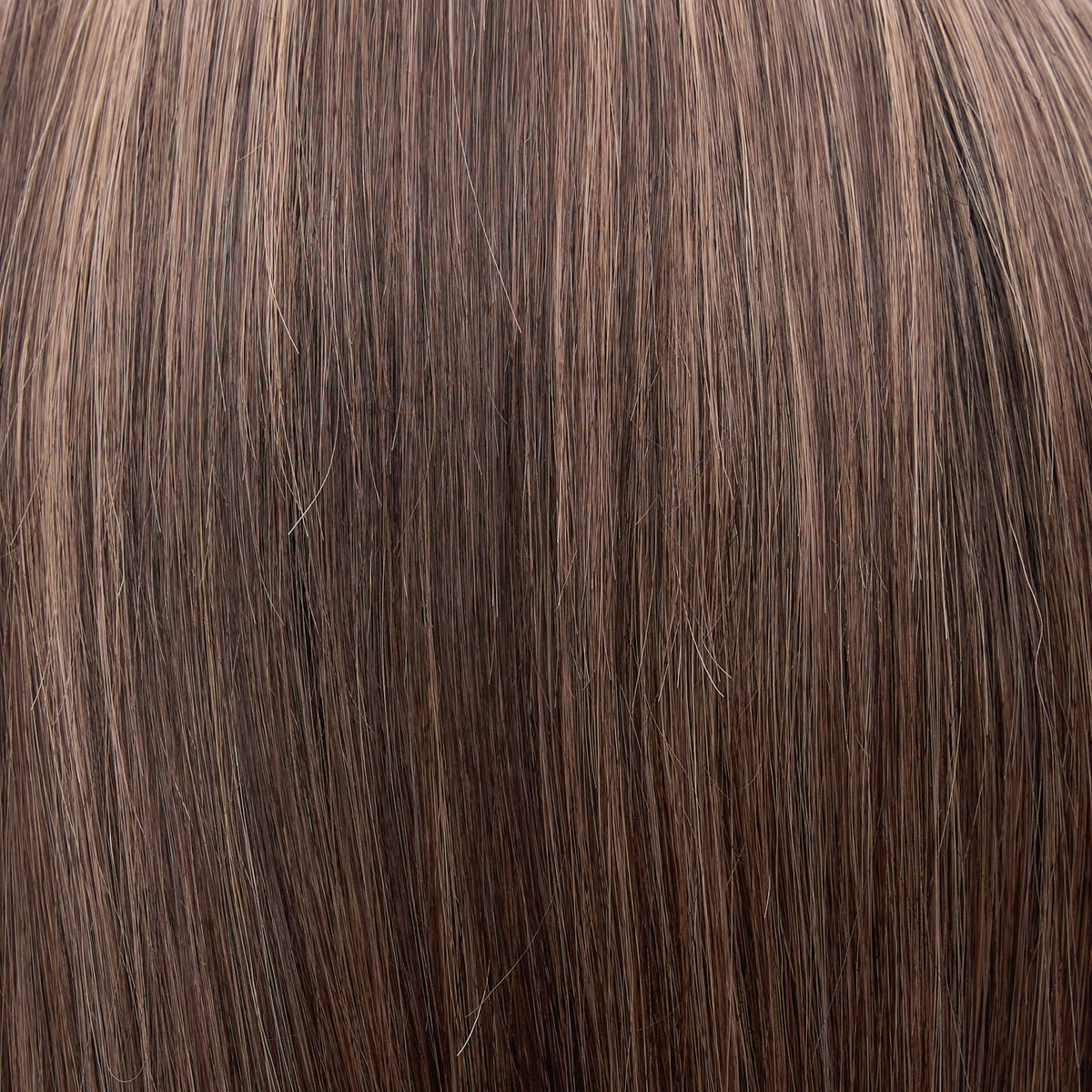 5/8S4 | Hazelnut Mousse | A blended medium brown with light brown highlights and a dark brown shaded root. Cool undertones and subtle dimension create a natural, salon-inspired brunette with a soft, lived-in finish.