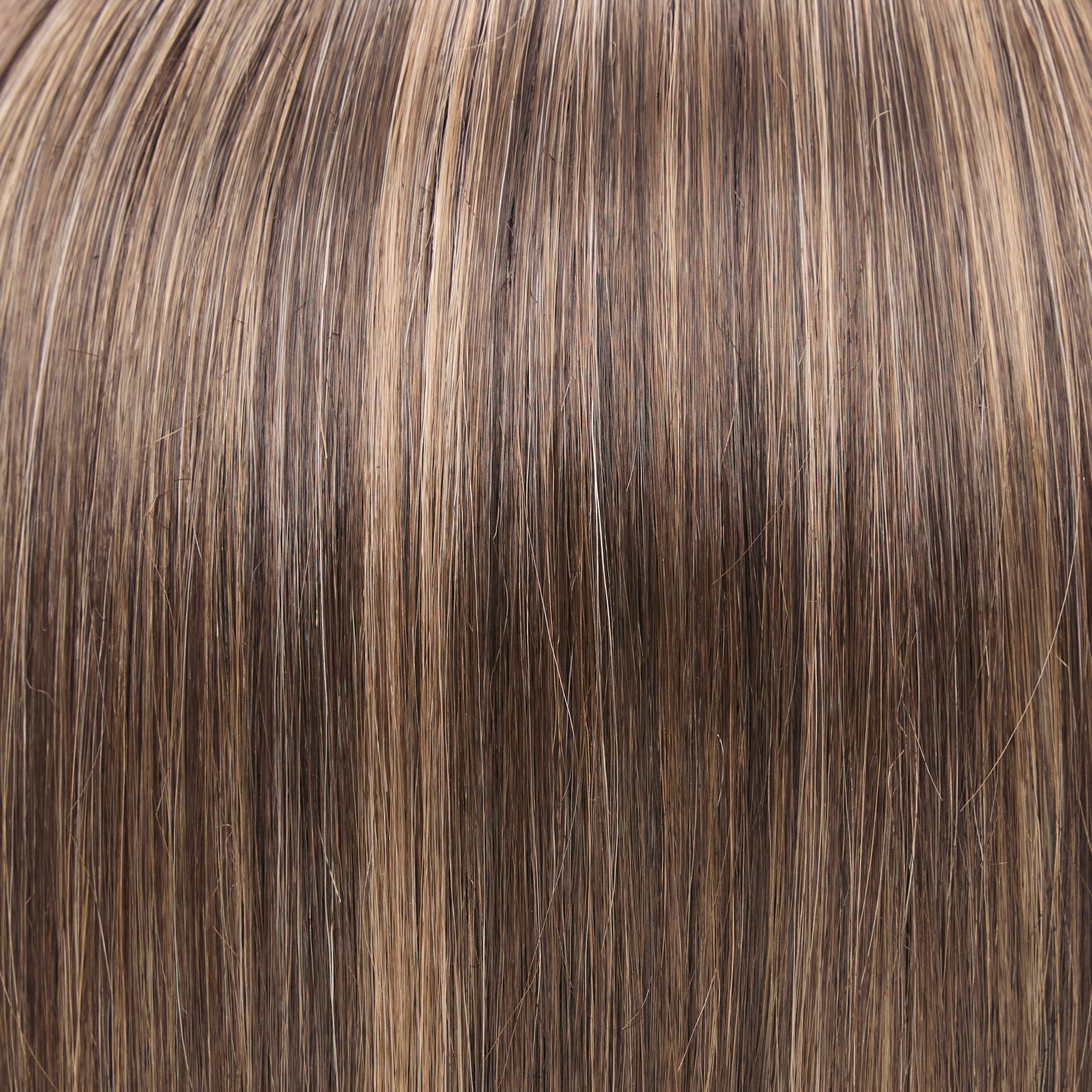 5/8S4 | Hazelnut Mousse | A blended medium brown with light brown highlights and a dark brown shaded root. Cool undertones and subtle dimension create a natural, salon-inspired brunette with a soft, lived-in finish.