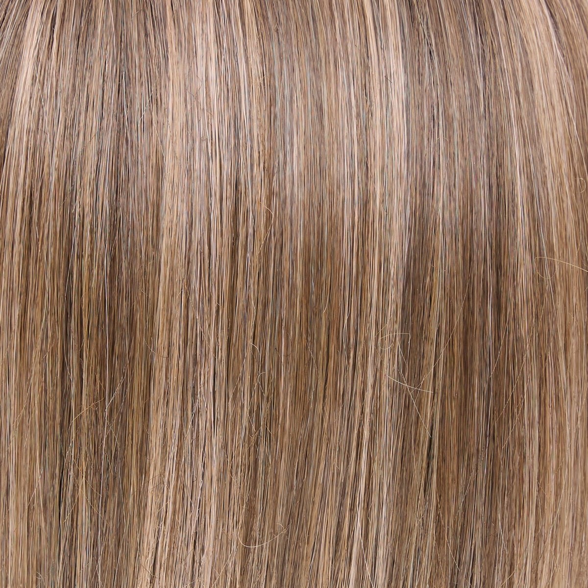 6B/22S6 | Toasted Almond | A blended medium brown with light brown highlights and a medium brown shaded root. The cool-toned base and delicate highlights add understated dimension for a natural, modern brunette look.