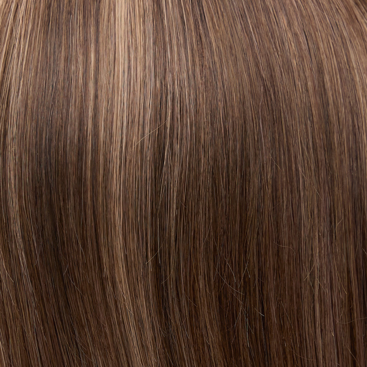 6B/22S6 | Toasted Almond | A blended medium brown with light brown highlights and a medium brown shaded root. The cool-toned base and delicate highlights add understated dimension for a natural, modern brunette look.