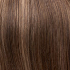 6B/22S6 | Toasted Almond | A blended medium brown with light brown highlights and a medium brown shaded root. The cool-toned base and delicate highlights add understated dimension for a natural, modern brunette look.