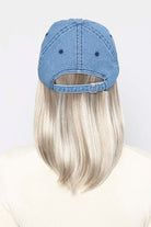 Woman is wearing Classic Hat Denim by Henry Margu in 10/613 | Back