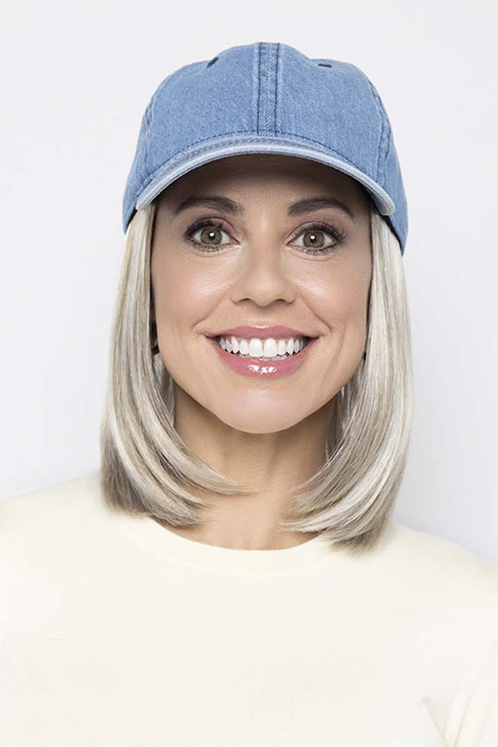 Woman is wearing Classic Hat Denim by Henry Margu in 10/613 | Front