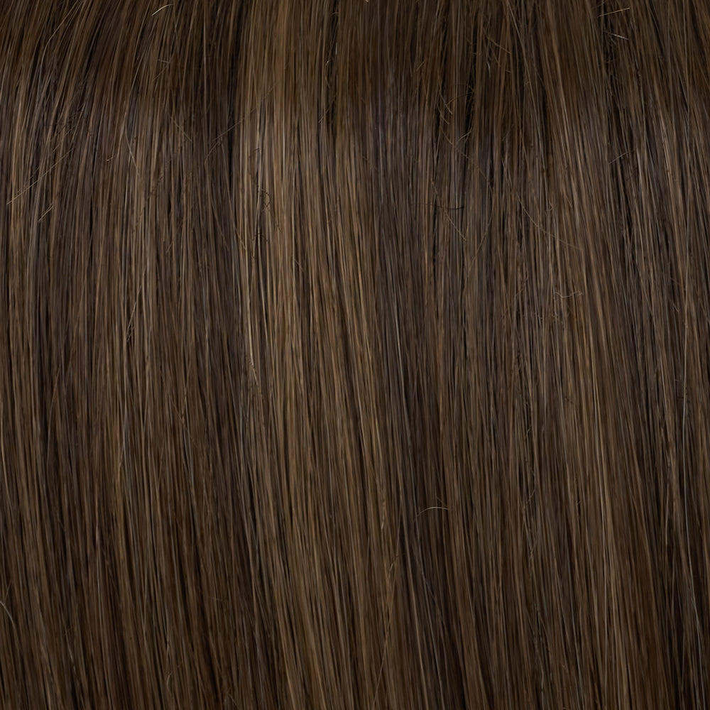 8RH14 | Mousse Cake | Med Brown w/ 33% Med Natural Blonde Highlights