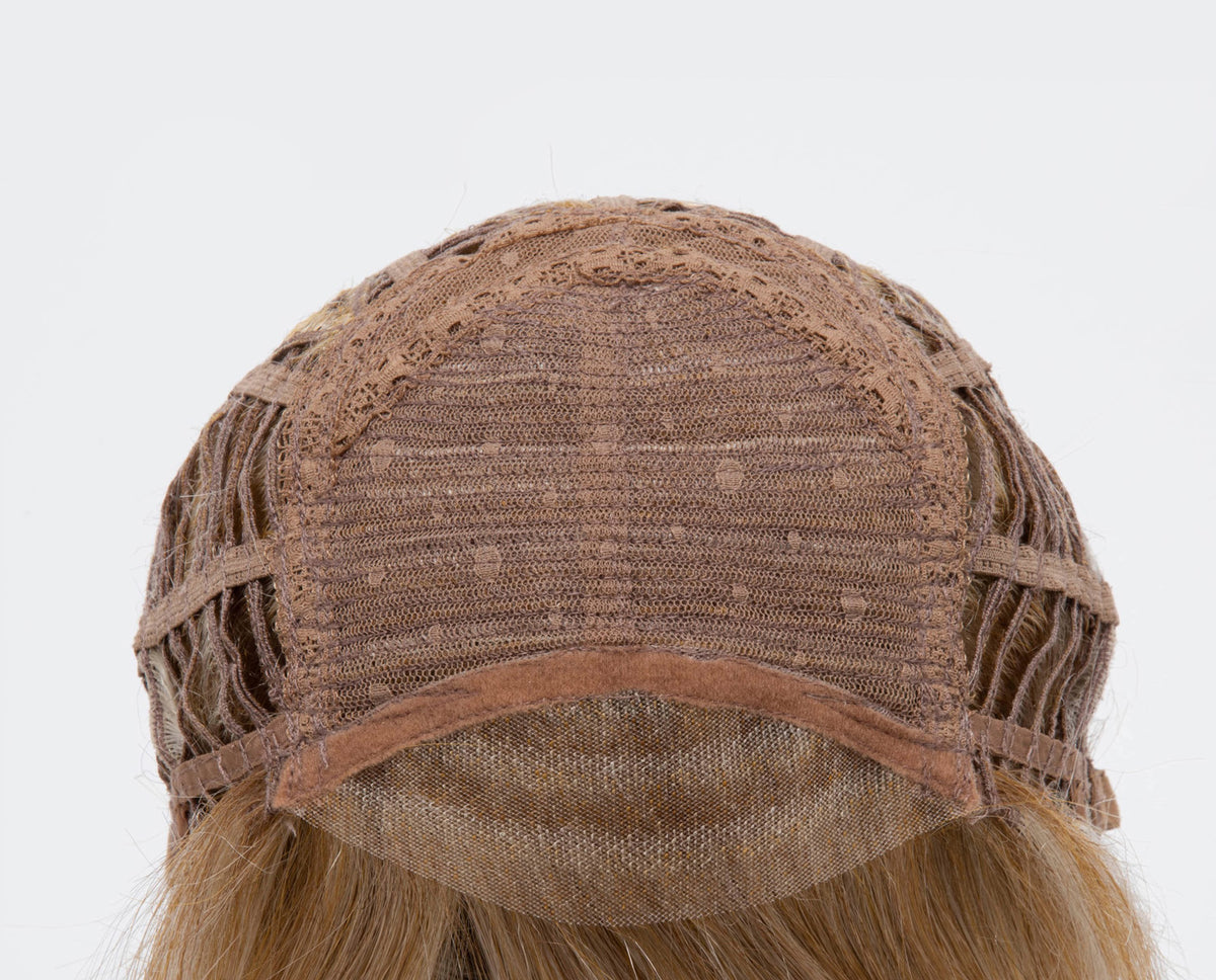 Alana synthetic wig by Envy cap front view