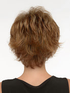 Alyssa by Envy wig in Golden Nutmeg – back view of the layered shag cut