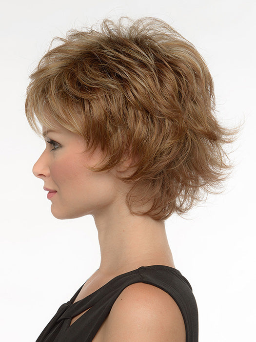 Alyssa by Envy wig in Golden Nutmeg – left side profile
