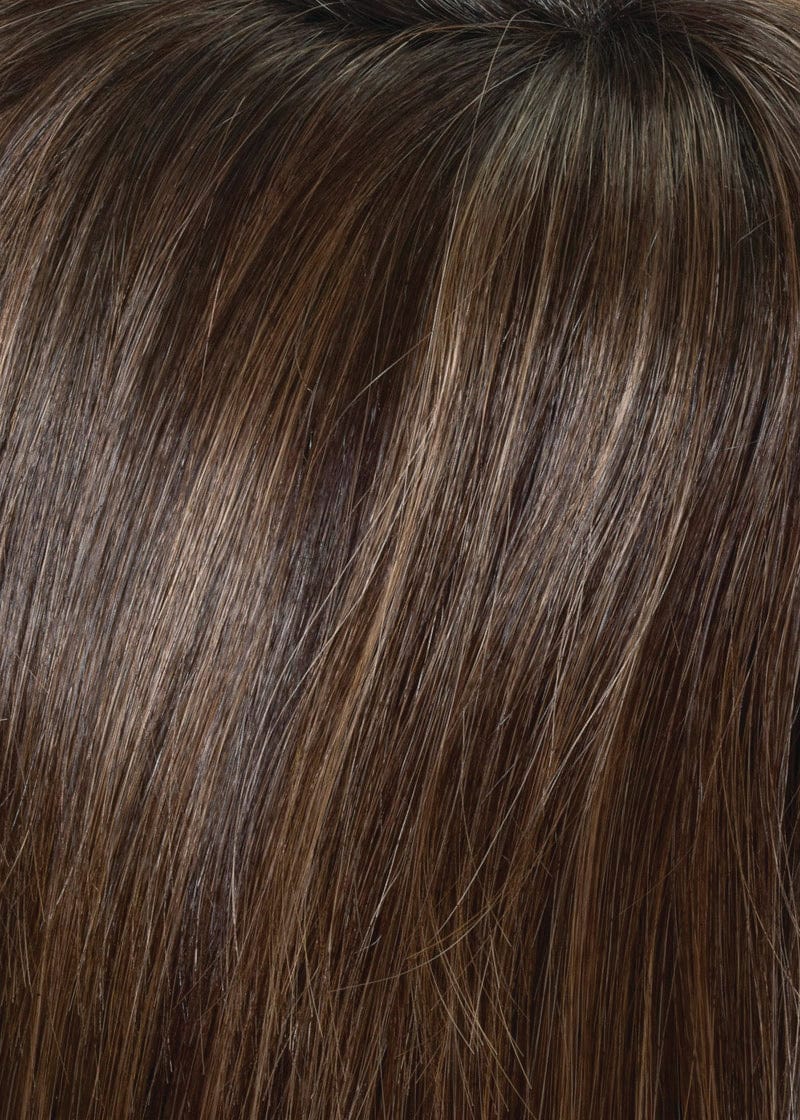 Amaretto & Cream | Sable brown roots with sable brown complimented with honey blonde highlights