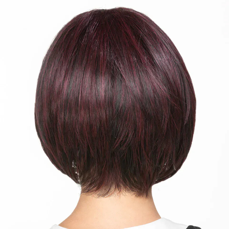Angled Bob by TressAllure color 1B/BURG Back