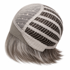 Interior view of Asha synthetic wig showing lace front, mono part, and adjustable cap construction.